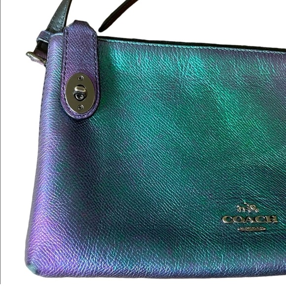 Rare Coach Holo Oil Slick Crossbody - Picture 3 of 12